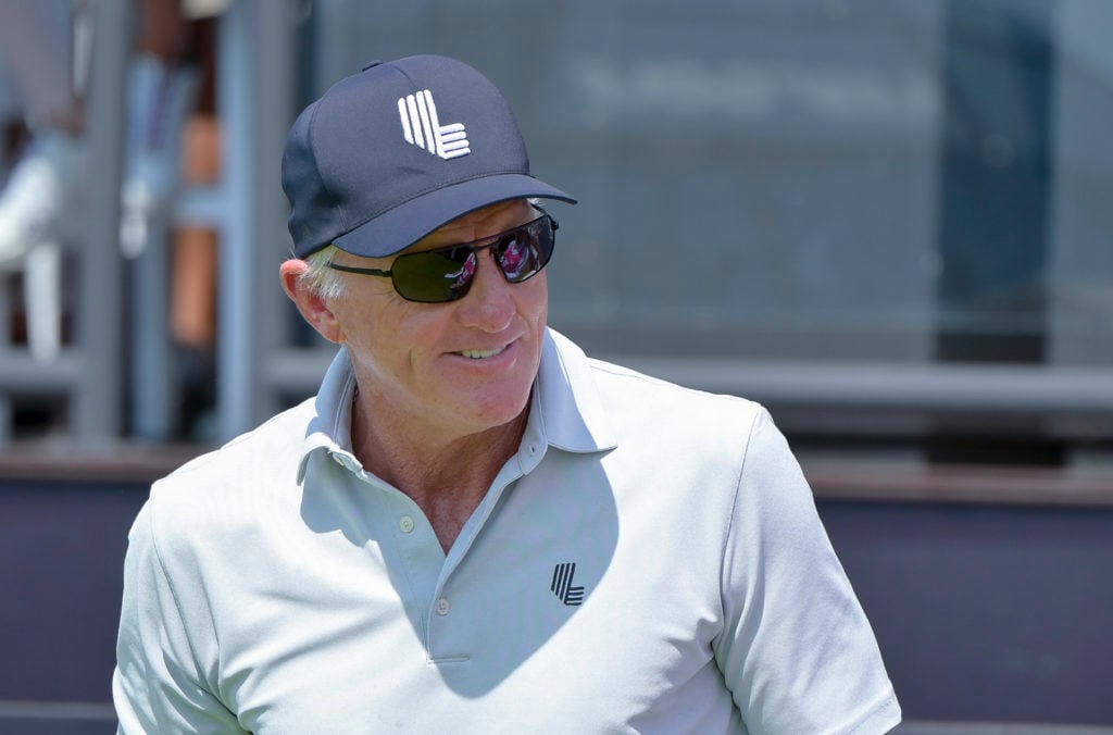 Greg Norman at the LIV Invitational Jeddah