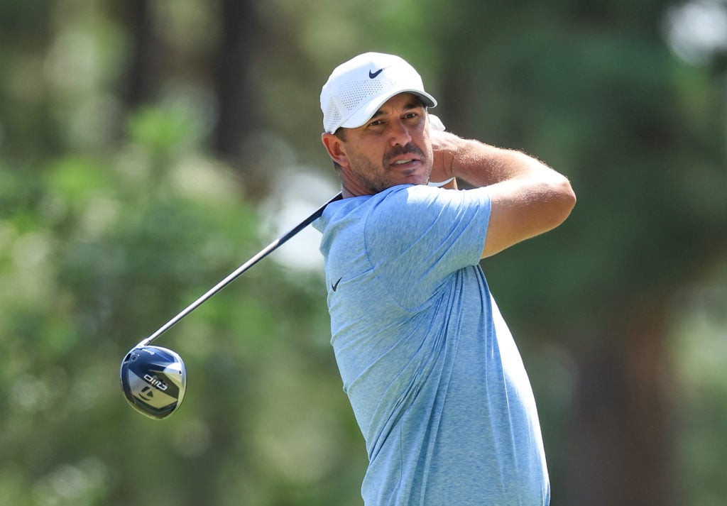 Brooks Koepka in action at the 2024 U.S. Open