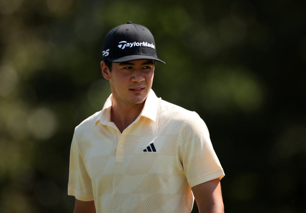Michael Thorbjornsen in action at the Travelers Championship