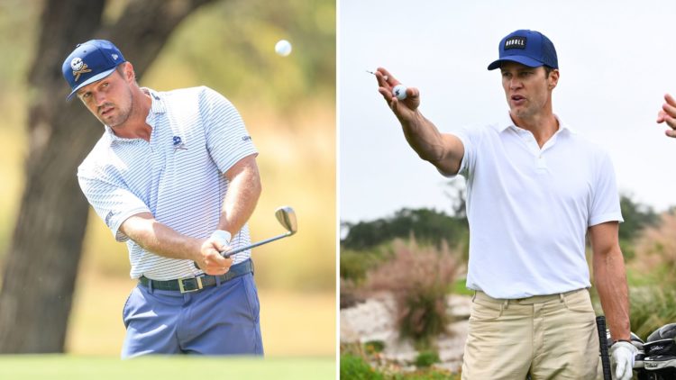 Bryson DeChambeau and Tom Brady.