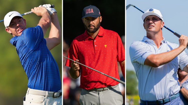 Rory McIlroy, Scottie Scheffler and Bryson DeChambeau