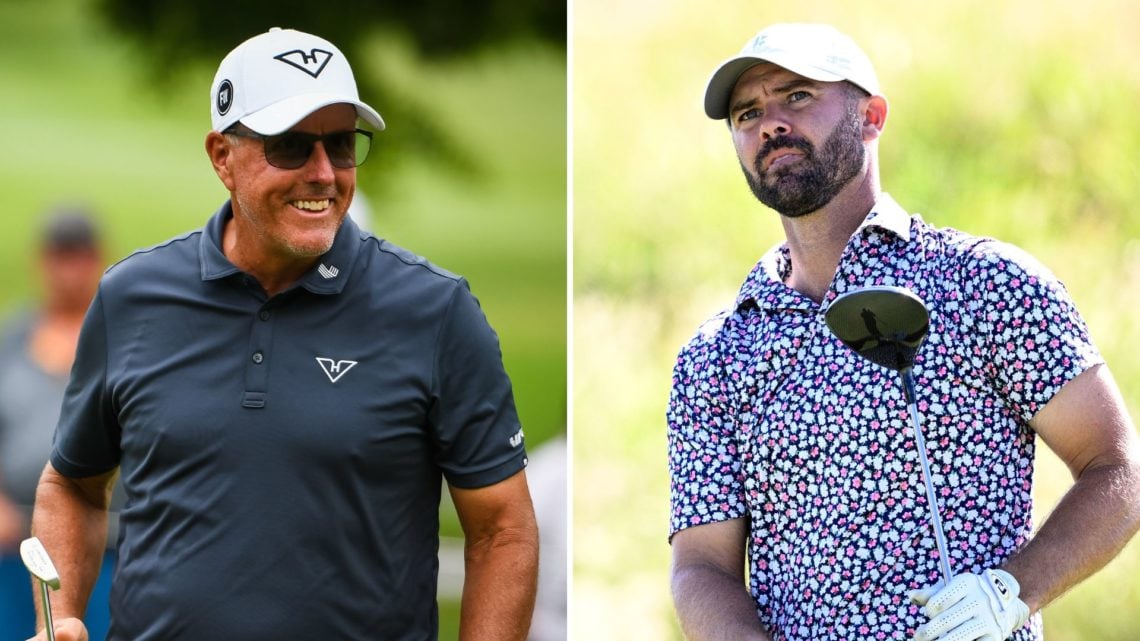 Phil Mickelson and Wesley Bryan.