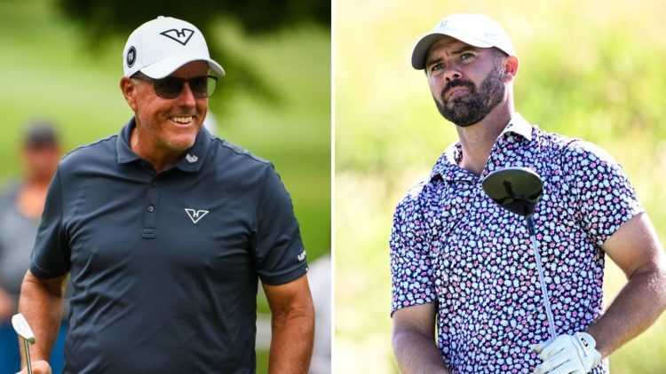 Phil Mickelson and Wesley Bryan.