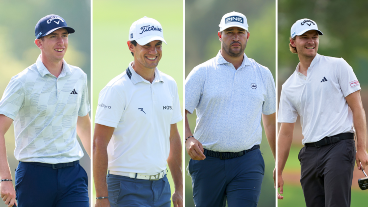 Rasmus Hojgaard, Thriston Lawrence, Matteo Manassero and Tom McKibbin