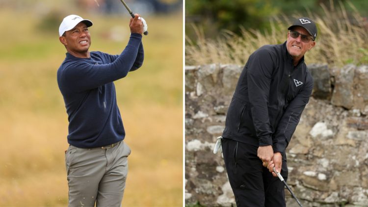 Tiger Woods and Phil Mickelson.