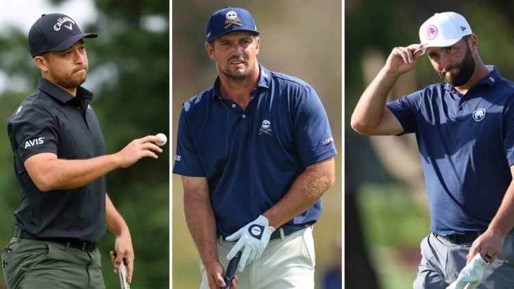 Xander Schauffele, Bryson DeChambeau and Jon Rahm.