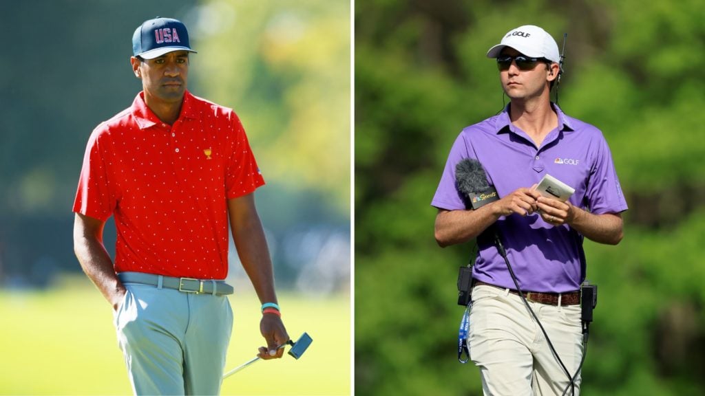 Tony Finau and Smylie Kaufman.