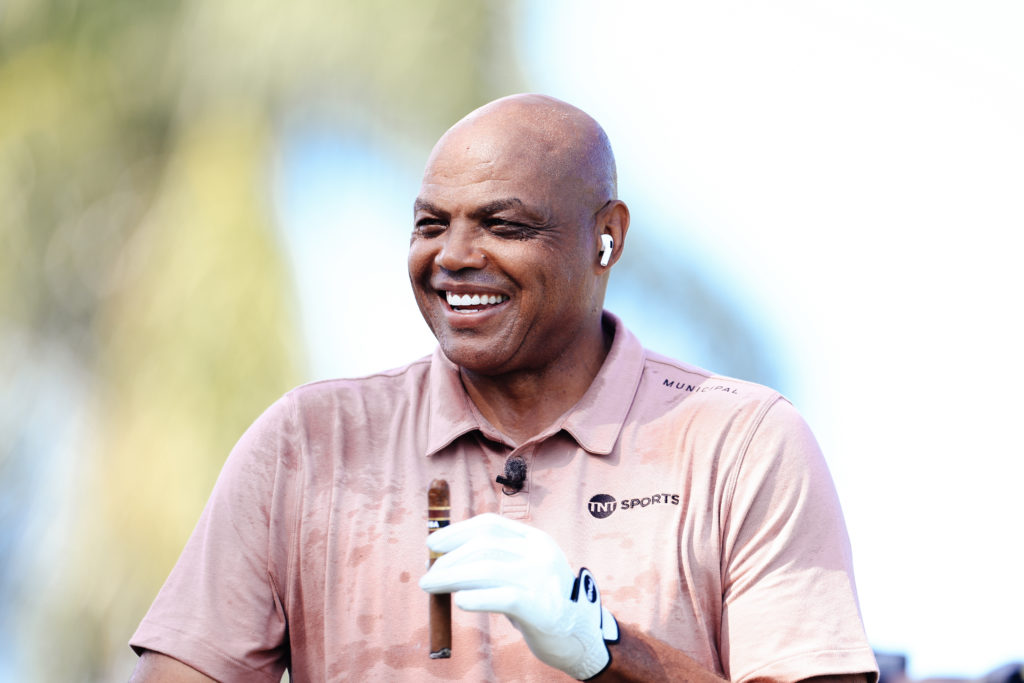 Charles Barkley competes during the Match Superstars