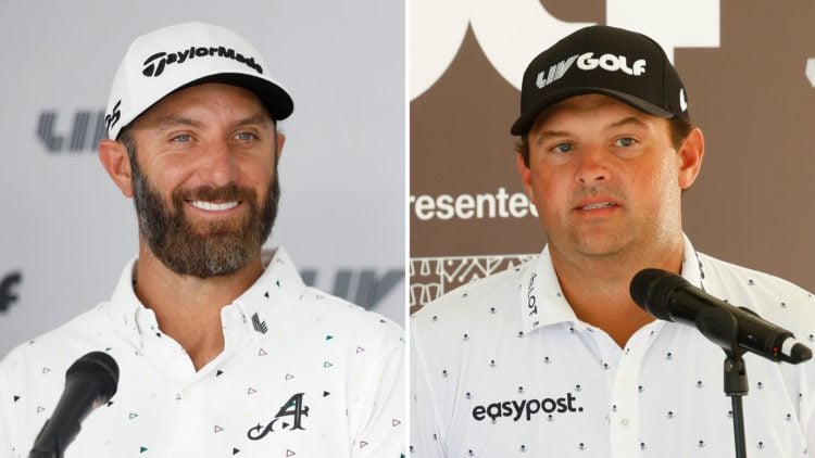 Dustin Johnson and Patrick Reed