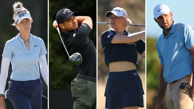 Nelly Korda, Charley Hull, Xander Schauffele and Scottie Scheffler