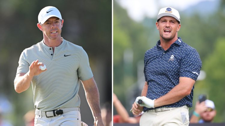 Rory McIlroy and Bryson DeChambeau.