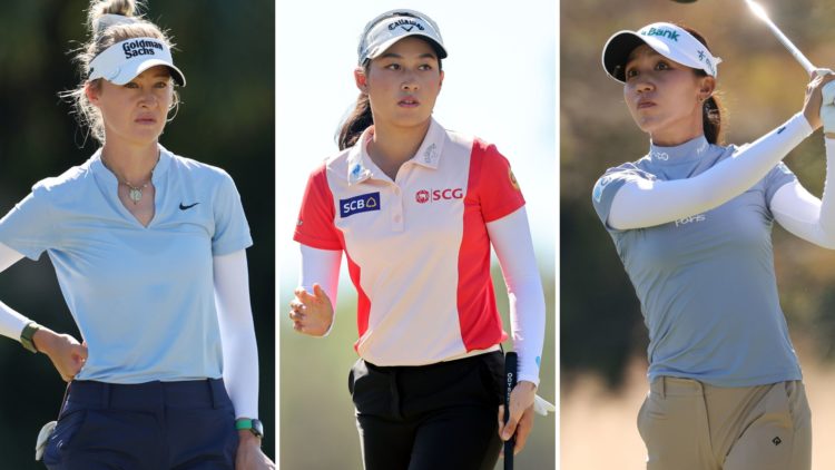 Nelly Korda, Jeeno Thitikul and Lydia Ko