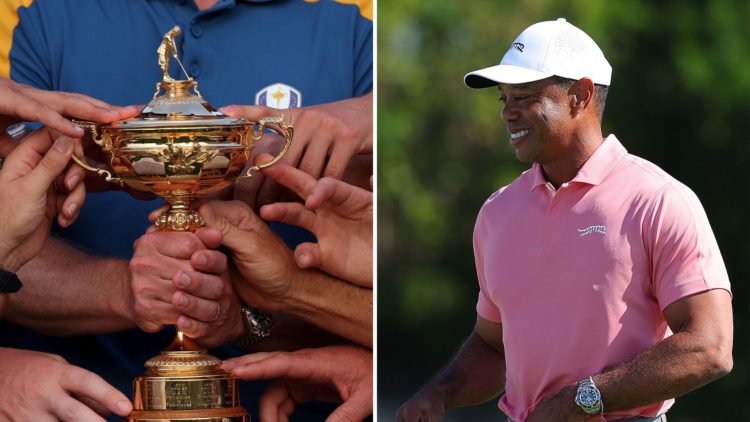 Tiger Woods and the Ryder Cup.
