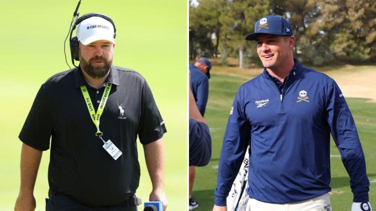 Colt Knost and Bryson DeChambeau.