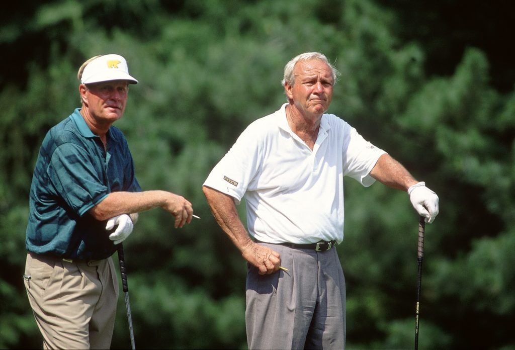 Jack Nicklaus and Arnold Palmer