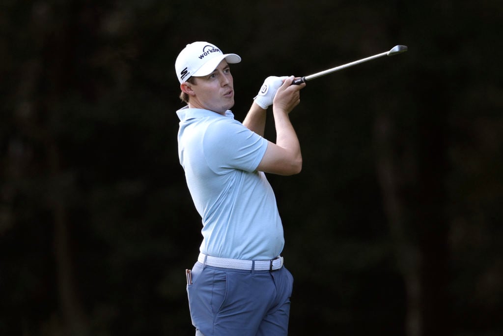 Matt Fitzpatrick in action at the BMW PGA Championship in 2024