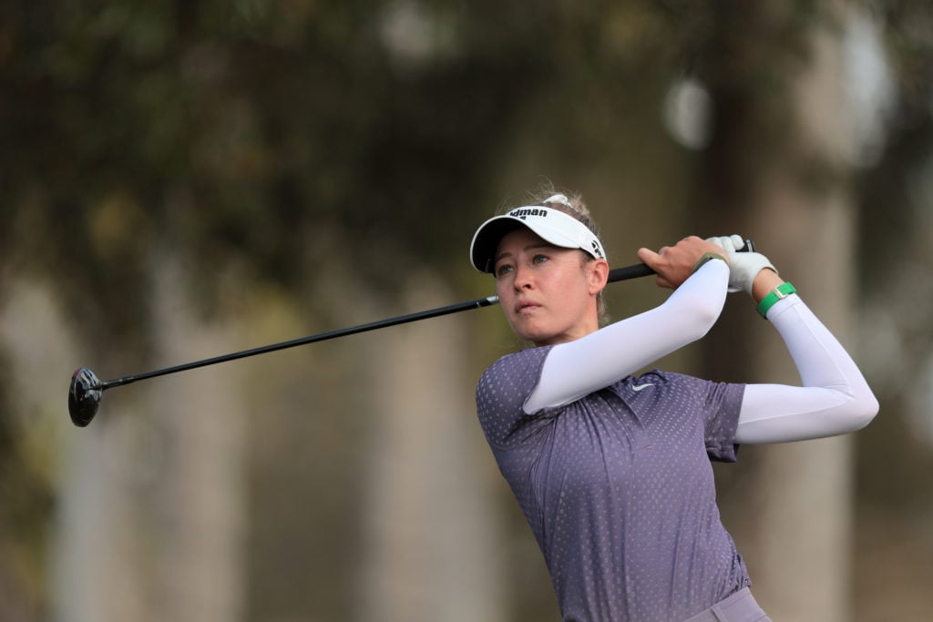 Nelly Korda in action during the Grant Thornton Invitational 2024