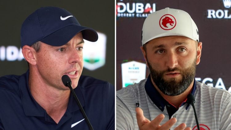 Rory McIlroy and Jon Rahm