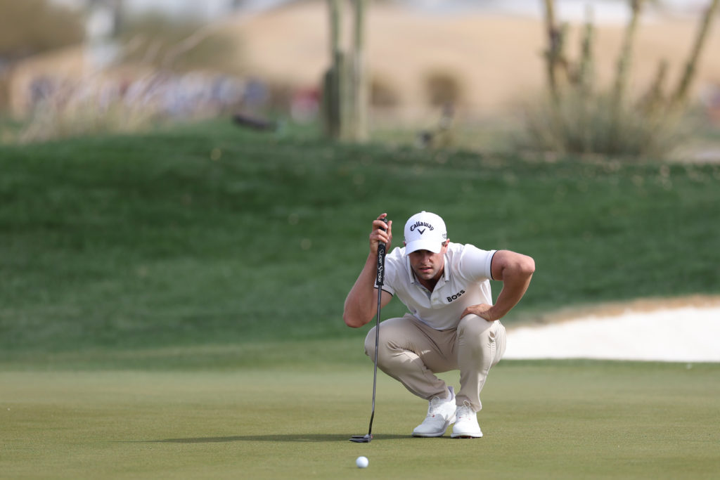 Thomas Detry in action at the WM Phoenix Open 2025