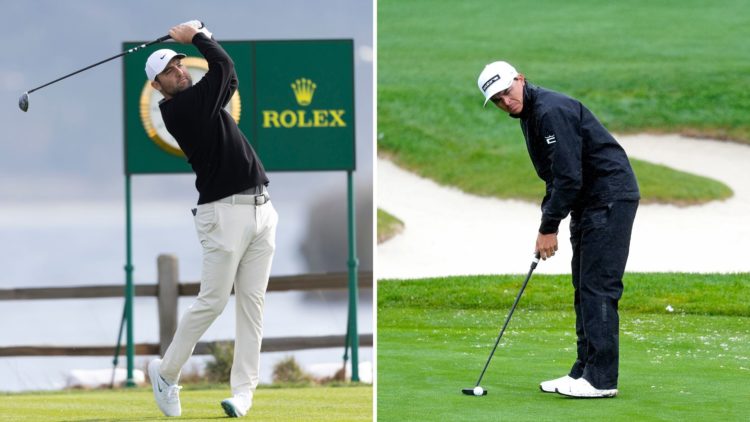 Scottie Scheffler and Rickie Fowler.