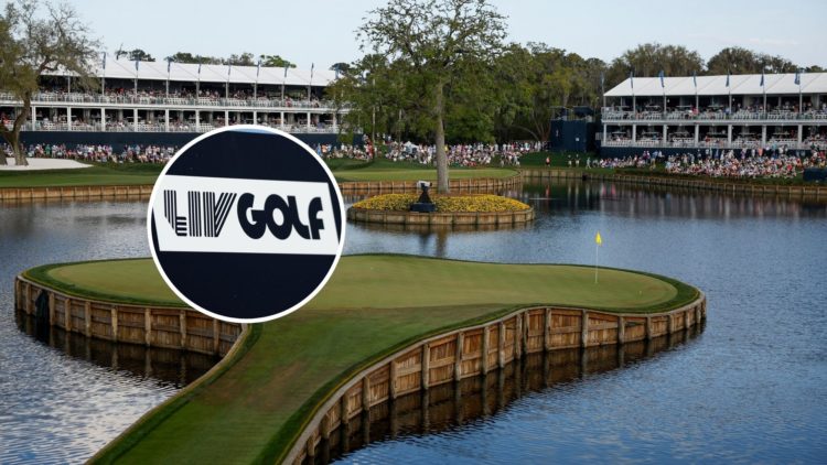 17th hole at TPC Sawgrass LIV Golf sign