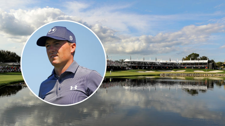 A general view of the 18th hole is seen during the final round of the Arnold Palmer Invitational Presented by Mastercard at the Bay Hill Club on Ma...