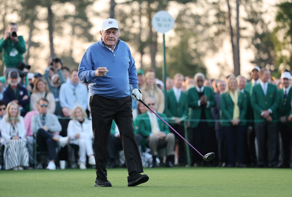 Jack Nicklaus ahead of the 2025 Masters