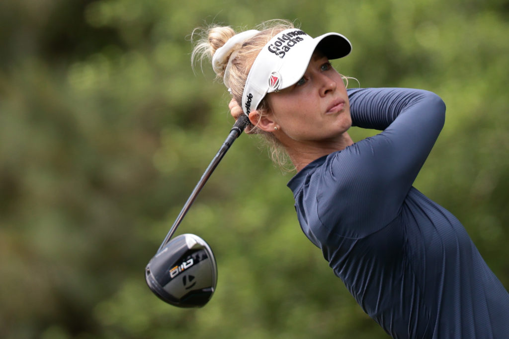 Nelly Korda in action at The Chevron Championship 2025