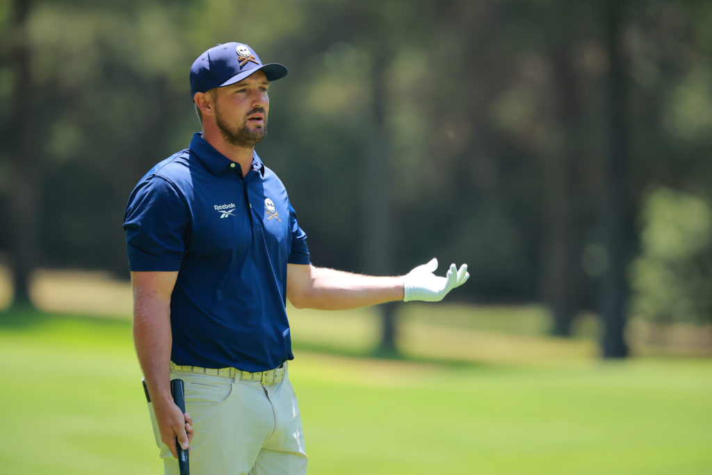 Bryson DeChambeau in action during LIV Golf Mexico