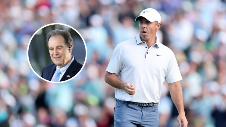 Rory McIlroy at The Masters, Jim Nantz at The Masters