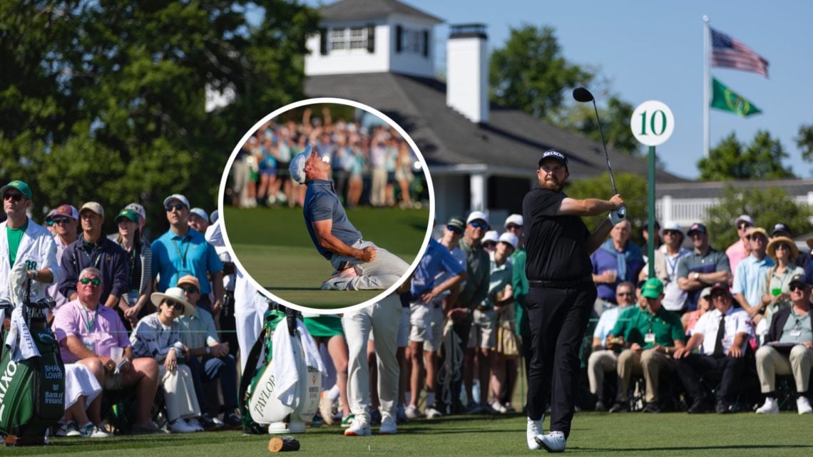 Shane Lowry and Rory McIlroy at The Masters