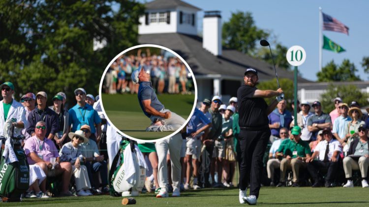 Shane Lowry and Rory McIlroy at The Masters