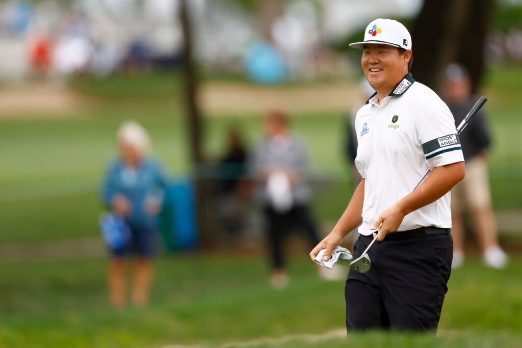 Sungjae Im in action at the Valspar Championship