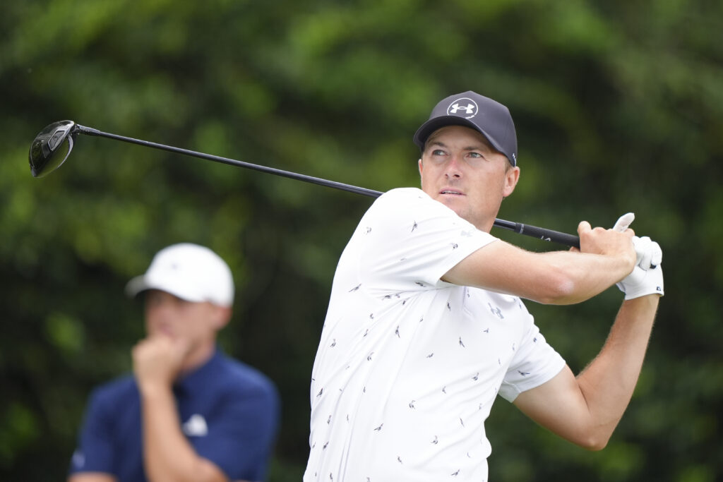 Jordan Spieth in action at the PGA Championship