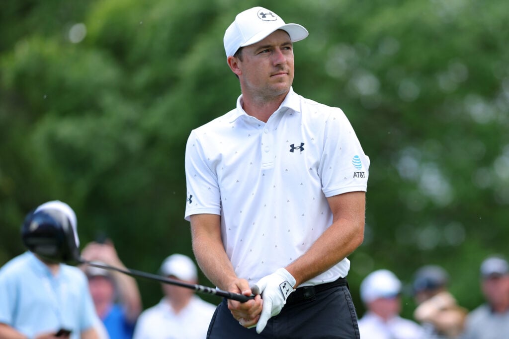 Jordan Spieth in action at the PGA Championship
