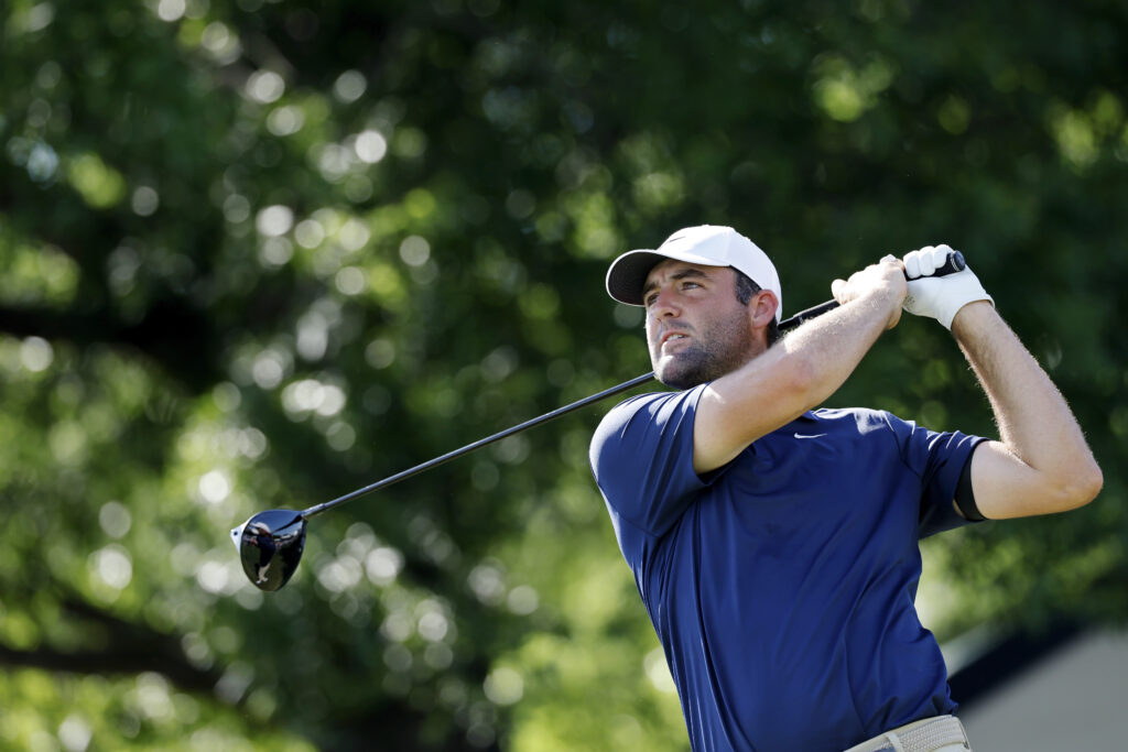 Scottie Scheffler at the PGA Championship