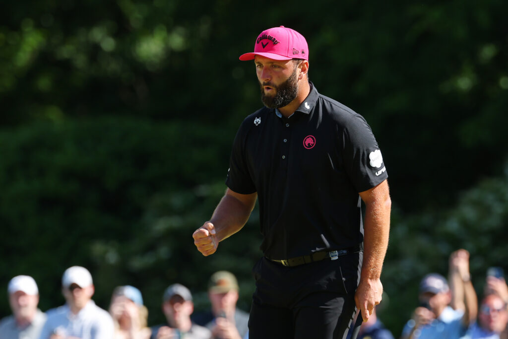 Jon Rahm during the final round of the PGA Championship
