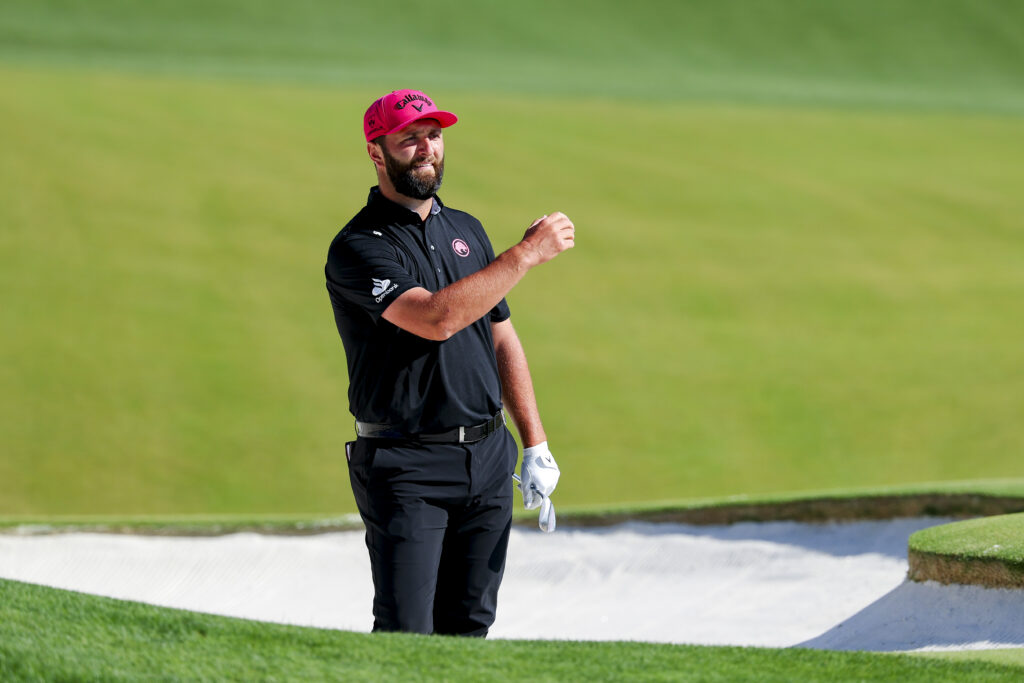 Jon Rahm in the final round of the PGA Championship