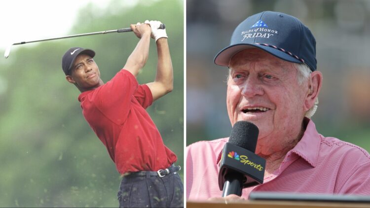 Tiger Woods playing at the 1997 Mastercard Colonial / Jack Nicklaus at the Valero Texas Open 2025 - Round Two