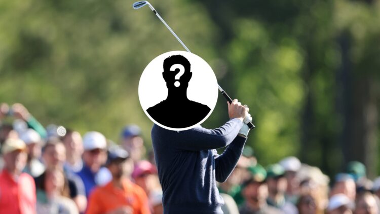 Russell Henley playing at The Masters