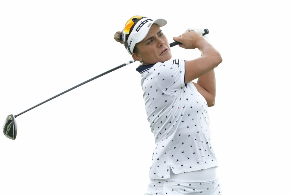 Lexi Thompson in action in the second round of the U.S. Women's Open