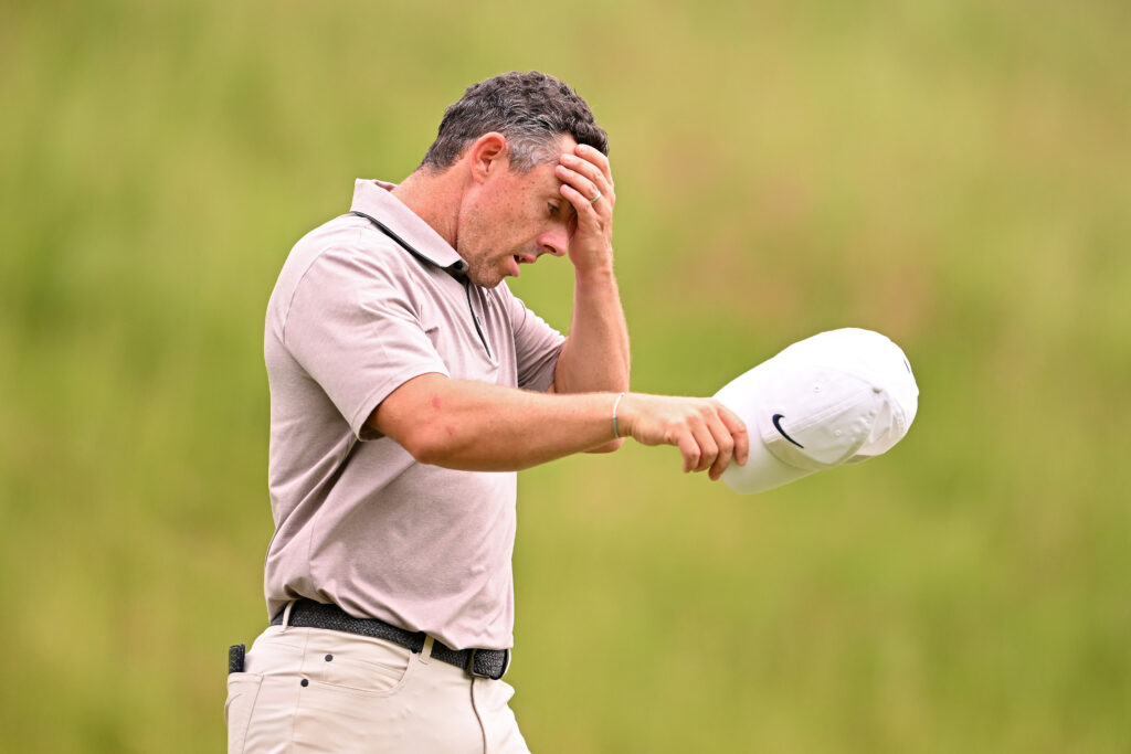 Rory McIlroy during the third round at the 2025 US Open