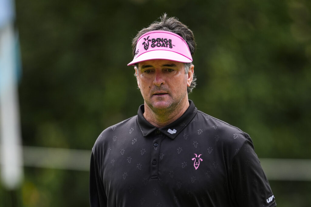 Bubba Watson during the second round of LIV Golf Andalucia
