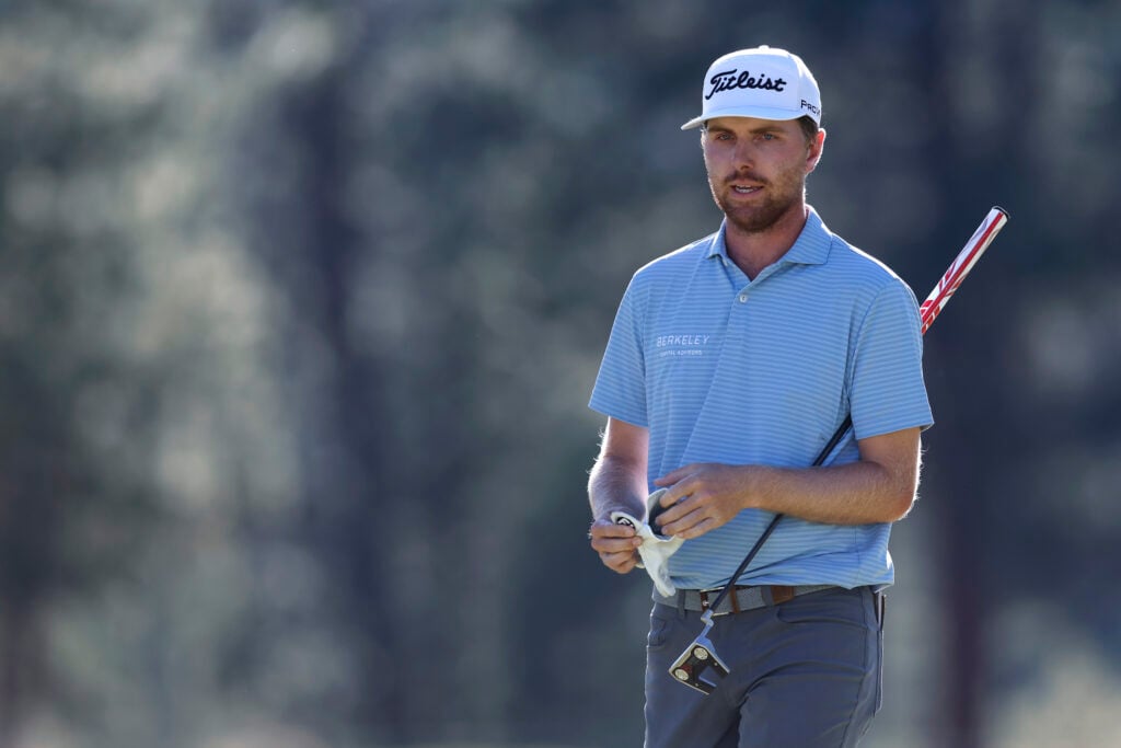 Ryan Gerrard looks on during the final round of The Barracuda Championship at Tahoe Mountain Club in 2025