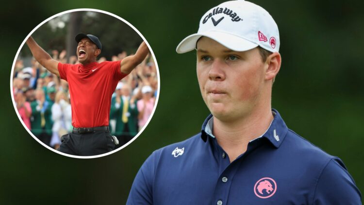 Caleb Surratt at LIV Golf Andalucia, Tiger Woods at The Masters