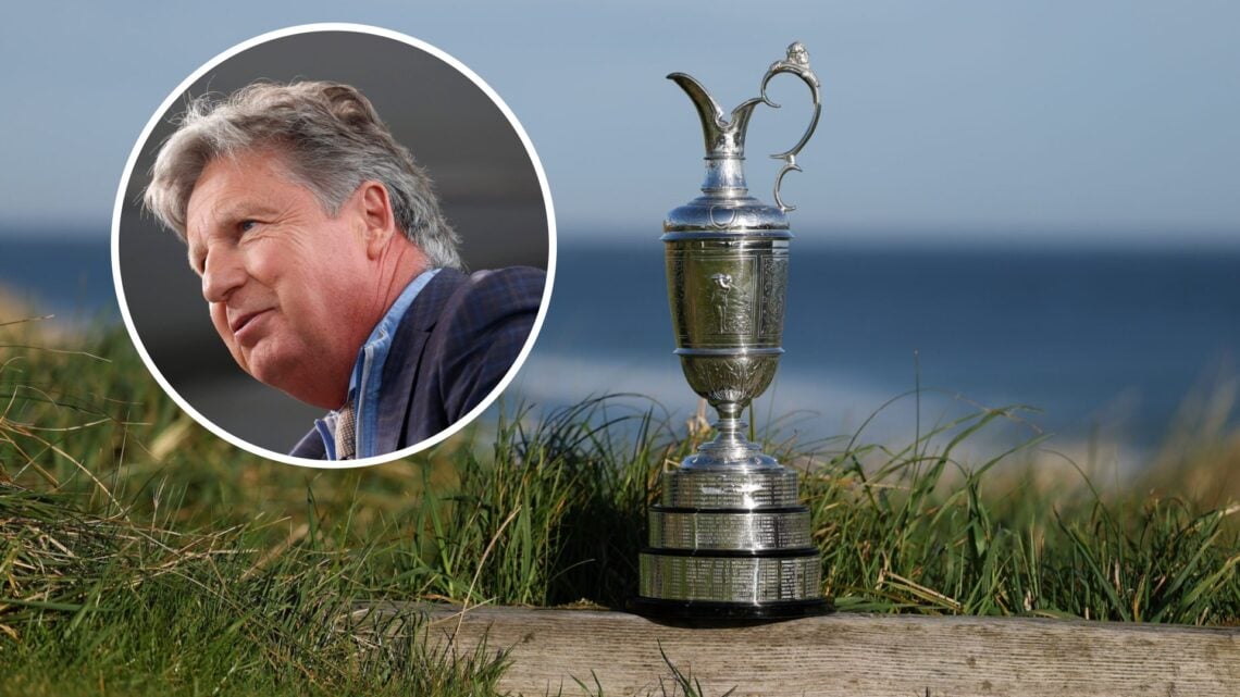 Claret Jug image with Brandel Chamblee inset