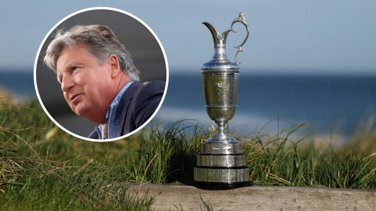 Claret Jug image with Brandel Chamblee inset