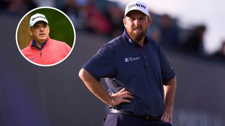 Shane Lowry looks on during the second round of The Open Championship at Royal Portrush / Paul McGinley in action at the JP McManus Pro-Am