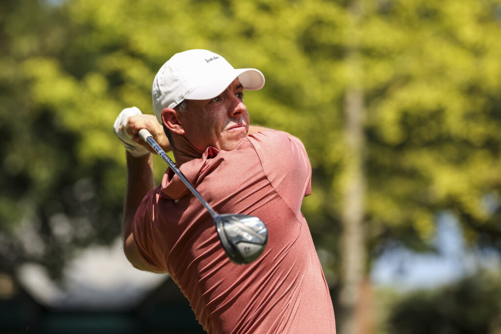 Rory McIlroy in action during the BMW Championship in 2025