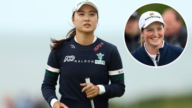 Minjee Lee image with Lottie Woad inset